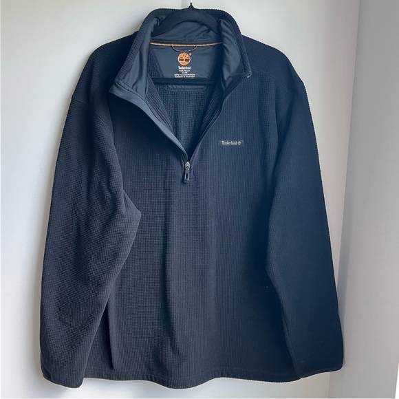 Timberland Black Waffle Knit Pullover - Size XL - Picture 1 of 8